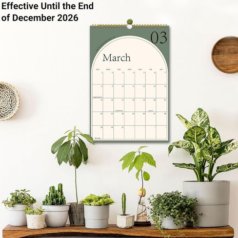 2025-2026 Large Wall Calendar - 18 Months Hanging Wall Calendar from July 2025 to December 2026, Monthly 2025 Calendar with Thick Paper, Perfect for Office & Home, 10" x 14.7" in Kuwait
