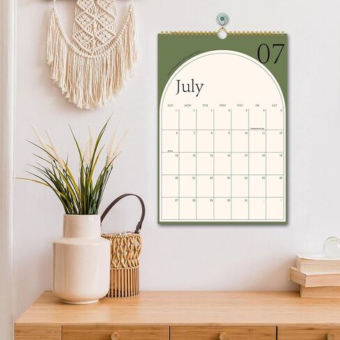 2025-2026 Large Wall Calendar - 18 Months Hanging Wall Calendar from July 2025 to December 2026, Monthly 2025 Calendar with Thick Paper, Perfect for Office & Home, 10" x 14.7" in Kuwait