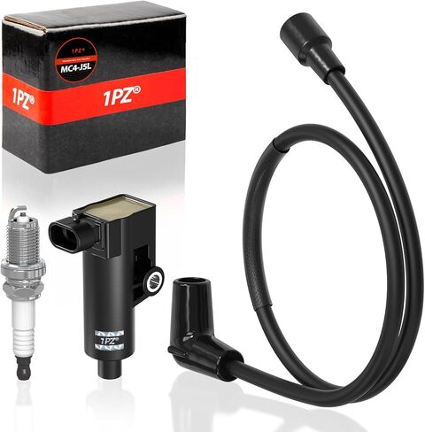 1PZ MC4-J5L Ignition Coil & Spark Plug & Wire Cap for Hisun UTV 250 400 450 500 Massimo Gunner 250 MSU 400 500 Coleman UT400 UT500 in Saudi Arabia