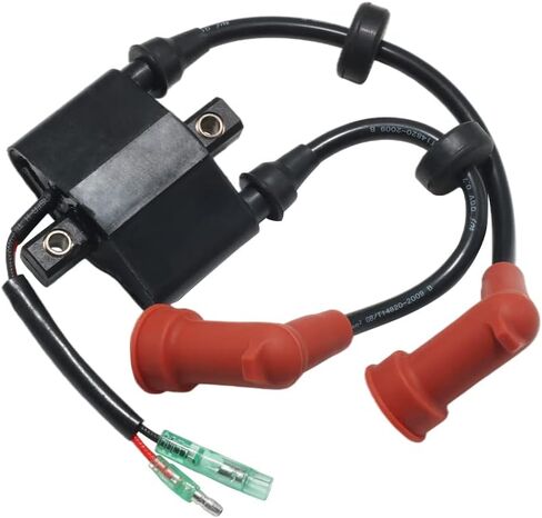 Boat Ignition Coil Assy for Yamaha 9.9HP E9.9D,15HP E15D,6HP F6 F6A,8HP F8 T8 FT8D,9.9HP F9.9 FT9.9,20HP 20C,25HP C25 C25 25D Ignition Coil OEM 6B4-85530-00 6B4-85570-00 680-85570-00 680-85570-02 in Saudi Arabia
