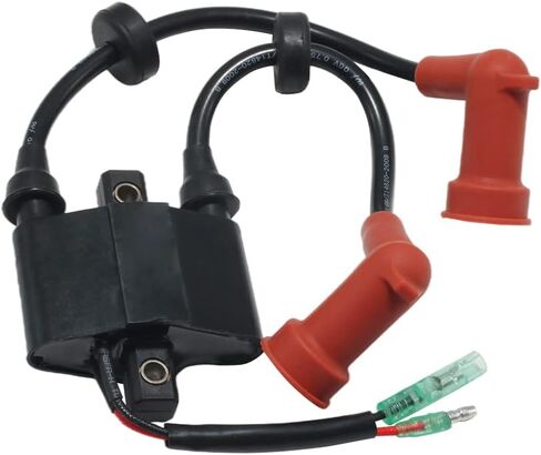 Boat Ignition Coil Assy for Yamaha 9.9HP E9.9D,15HP E15D,6HP F6 F6A,8HP F8 T8 FT8D,9.9HP F9.9 FT9.9,20HP 20C,25HP C25 C25 25D Ignition Coil OEM 6B4-85530-00 6B4-85570-00 680-85570-00 680-85570-02 in Saudi Arabia