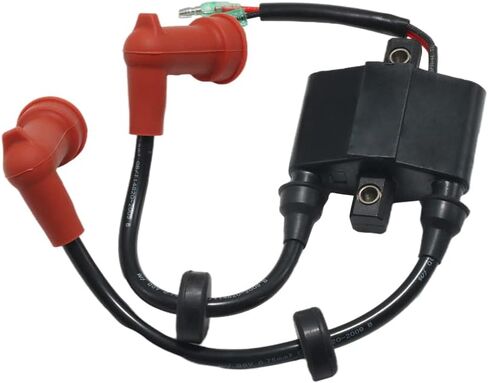 Boat Ignition Coil Assy for Yamaha 9.9HP E9.9D,15HP E15D,6HP F6 F6A,8HP F8 T8 FT8D,9.9HP F9.9 FT9.9,20HP 20C,25HP C25 C25 25D Ignition Coil OEM 6B4-85530-00 6B4-85570-00 680-85570-00 680-85570-02 in Saudi Arabia