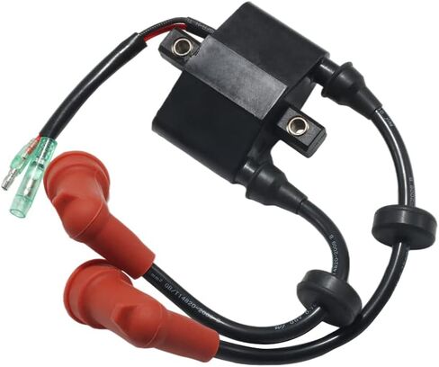 Boat Ignition Coil Assy for Yamaha 9.9HP E9.9D,15HP E15D,6HP F6 F6A,8HP F8 T8 FT8D,9.9HP F9.9 FT9.9,20HP 20C,25HP C25 C25 25D Ignition Coil OEM 6B4-85530-00 6B4-85570-00 680-85570-00 680-85570-02 in Saudi Arabia