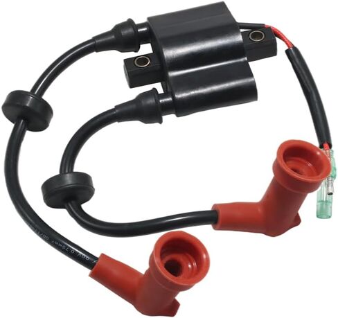 Boat Ignition Coil Assy for Yamaha 9.9HP E9.9D,15HP E15D,6HP F6 F6A,8HP F8 T8 FT8D,9.9HP F9.9 FT9.9,20HP 20C,25HP C25 C25 25D Ignition Coil OEM 6B4-85530-00 6B4-85570-00 680-85570-00 680-85570-02 in Saudi Arabia