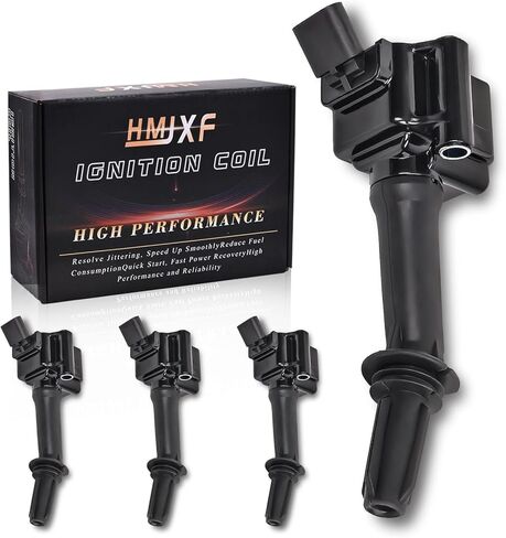UF802 Ignition Coil Pack Compatible with Buick Encore 2018 Chevrolet Cruze Malibu 2016-2018 Equinox GMC Terrain 2018, Coils Replaces 12670053 5C2095 L4 1.4L 1.5L 1.6L, 4 Pcs in Kuwait