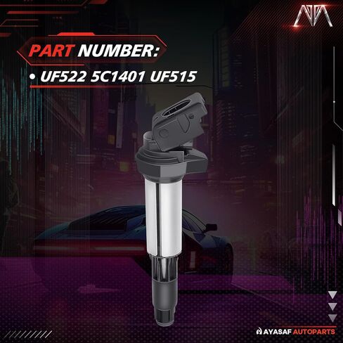 ملف إشعال MAYASAF UF522 [عبوة من 8] بديل مناسب لسيارات BMW 120I/320I/325CI/325I/325XI/330CI/330I/330XI/525I/530I/545I/550I/645CI/650CI/650I/745I/ALPINA B7/M3/X3/X5/Z3/Z4 لرولز رويس فانتوم in Saudi Arabia
