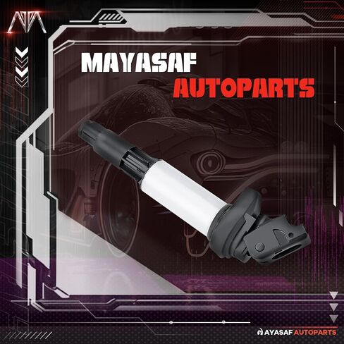 ملف إشعال MAYASAF UF522 [عبوة من 8] بديل مناسب لسيارات BMW 120I/320I/325CI/325I/325XI/330CI/330I/330XI/525I/530I/545I/550I/645CI/650CI/650I/745I/ALPINA B7/M3/X3/X5/Z3/Z4 لرولز رويس فانتوم in Saudi Arabia