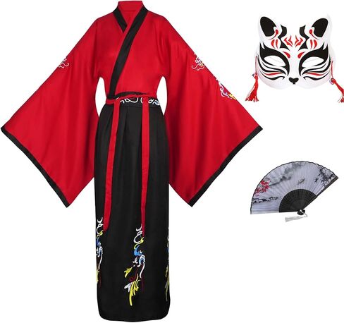Hanfu Chinese Dress for Women Cheongsam Qipao Halloween Anime Cosplay Asian Costume in Kuwait
