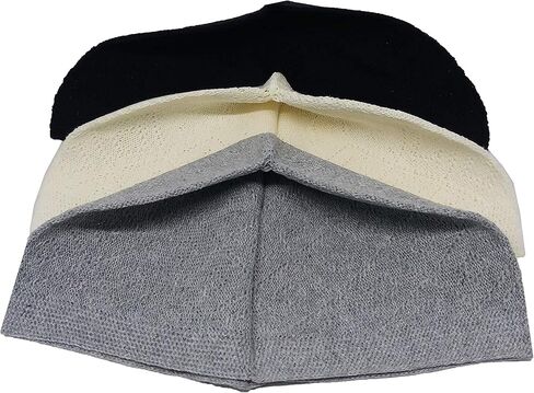 JILANI HANDICRAFT Islamic Muslim Knitting Kufi Topi Prayer Hat Crochet Taqiyah Takke Skull Cap cufi hat Omani Kufi namaz topi for Men (W) in Saudi Arabia