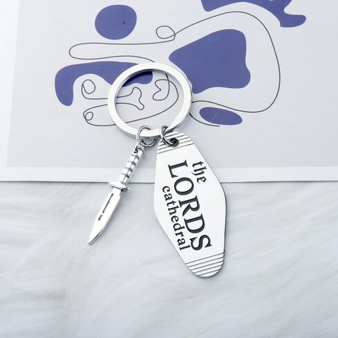 OKEYCH Dark Romance Book Inspired Gift I Vow You Vow We Vow Keychain Book Fan Jewelry Bookish Merch in Saudi Arabia