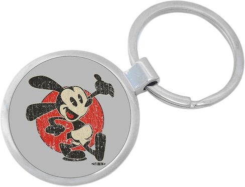 Vintage Oswald Smiling Walking Keychain Featuring Loop for Keys or Backpack in Saudi Arabia
