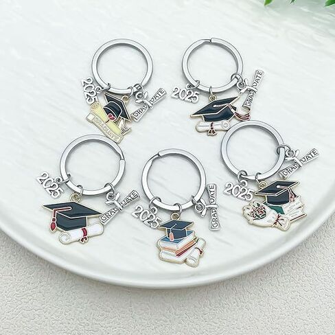 5pcs Graduate Keychain Class Of 2026 Graduation Gifts for Her Him Best Graduate Keychain Seniors Masters Nurses College Highschool Grad Presents in Saudi Arabia