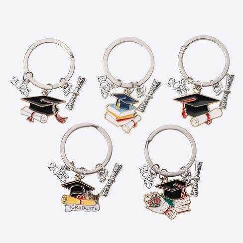 5pcs Graduate Keychain Class Of 2026 Graduation Gifts for Her Him Best Graduate Keychain Seniors Masters Nurses College Highschool Grad Presents in Saudi Arabia