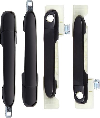 ECCPP Door Handles Exterior Outer Outside Front Rear Passenger Driver Side Replacement for 2006 2007 2008 2009 2010 2011 for Hyundai Accent Black(4pcs) in Saudi Arabia