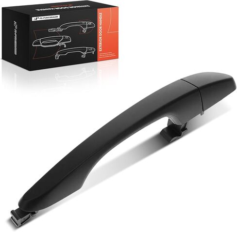 A-Premium Front Right Passenger Side Exterior Door Handle Compatible with Hyundai Kona 2018-2023, Kona Electric 2019-2023, Kona N 2022-2023, with Cover, Black in Saudi Arabia