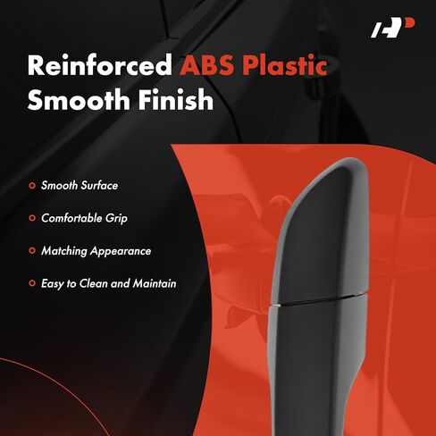 A-Premium Front Right Passenger Side Exterior Door Handle Compatible with Hyundai Kona 2018-2023, Kona Electric 2019-2023, Kona N 2022-2023, with Cover, Black in Saudi Arabia