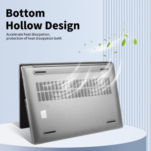 Laptop Case Set for 2026/2025 IdeaPad Slim 5a / 5i (14", Gen 10/11) Scratch-Resistant & Drop-Resistant Hard Shell Frosted Transparent​ Protective Cover + Keyboard Cover + Screen Film in Kuwait