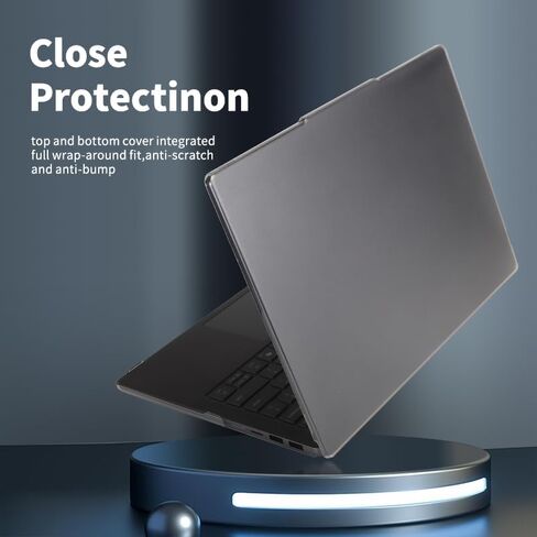 Laptop Case Set for 2026/2025 IdeaPad Slim 5a / 5i (14", Gen 10/11) Scratch-Resistant & Drop-Resistant Hard Shell Frosted Transparent​ Protective Cover + Keyboard Cover + Screen Film in Kuwait