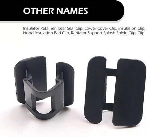 20 قطعة من مشبك عزل غطاء محرك السيارة من فولفو، مشبك حماية من النايلون لدرع الرادياتير، رقم OEM. 9182822، متوافق مع فولفو كروس كانتري S70 S80 S90 V50 V60 V60 كروس كانتري V70 V90 V90 (أسود) in Kuwait