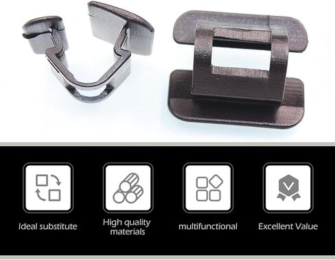 20 قطعة من مشبك عزل غطاء محرك السيارة من فولفو، مشبك حماية من النايلون لدرع الرادياتير، رقم OEM. 9182822، متوافق مع فولفو كروس كانتري S70 S80 S90 V50 V60 V60 كروس كانتري V70 V90 V90 (أسود) in Kuwait