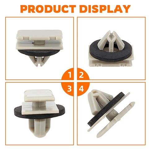 30PCS Rocker Moulding Clip and Fender Exterior Trim Clips for GM 11571175, 19352782, 11562250, 15127746 for Jeep Grand Cherokee Compass Cherokee for Buick 68172491AA, 68271803AA, 68395627A in Saudi Arabia