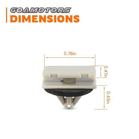 30PCS Rocker Moulding Clip and Fender Exterior Trim Clips for GM 11571175, 19352782, 11562250, 15127746 for Jeep Grand Cherokee Compass Cherokee for Buick 68172491AA, 68271803AA, 68395627A in Saudi Arabia