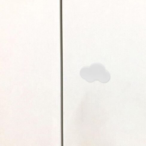 Luxshiny 6pcs Cartoon White Cloud Drawer Handles Soft Rubber Cabinet Knobs for ’s Dresser, Cute Kitchen and Closet Pulls, Nursery Room Hardware Accessories in Kuwait