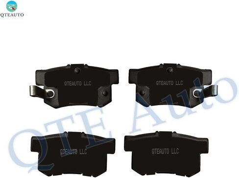 PM Auto Set of 8 Front-Rear D537 7418 Ceramic Brake Pads Compatible With 2006-2011 Honda Civic in Saudi Arabia