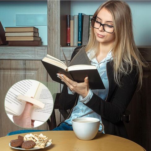 3Pcs Silicone Thumb Book Page Holder for Reading, Non-Slip Book Opener Holder for Books Accessories for Reading Lovers, Books Opener Holders for Readers Bookworm Bookmarks in Kuwait