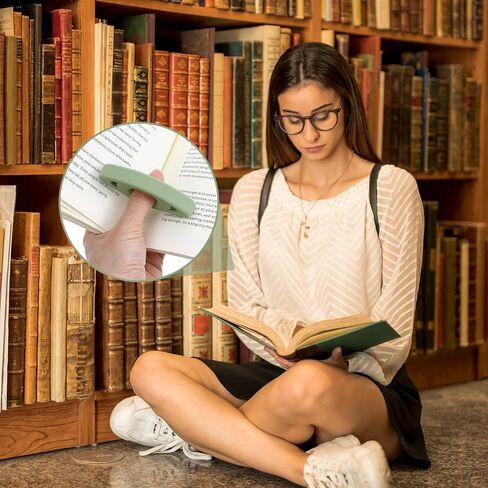 3Pcs Silicone Thumb Book Page Holder for Reading, Non-Slip Book Opener Holder for Books Accessories for Reading Lovers, Books Opener Holders for Readers Bookworm Bookmarks in Kuwait