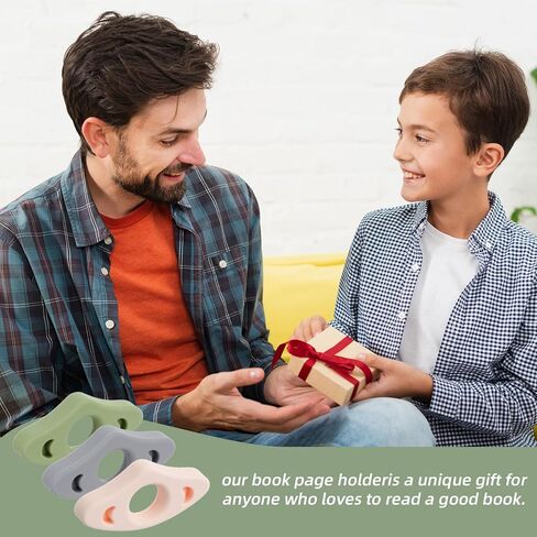 3Pcs Silicone Thumb Book Page Holder for Reading, Non-Slip Book Opener Holder for Books Accessories for Reading Lovers, Books Opener Holders for Readers Bookworm Bookmarks in Kuwait