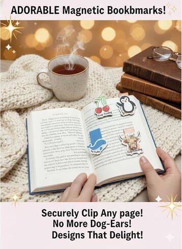 2PCS الإشارات المرجعية المغناطيسية الخنفساء للنساء، علامات الكتاب لهدايا عشاق القراءة، مشبك علامات الكتاب للنساء المعلمين كتب نادي الكتب عشاق القراءة، هدية المعلم، هدايا الخنفساء للنساء والرجال in Kuwait