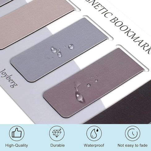 15 Pieces Bookmark, Magnetic Bookmarks for Women, Men, Book Lovers, Page Markers for Students Teachers Reading (Misty, Ocean, Emerald) in Saudi Arabia