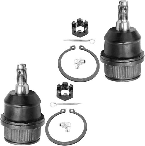Detroit Axle - Front Wheel Bearing Hubs Kit for Jeep 2008-2012 Liberty 2007-2011 Dodge Nitro, 2 Wheel Hub Bearings Assembly 2 Lower Ball Joints 2 Outer Tie Rod Ends 2009 2010 Replacement in Saudi Arabia
