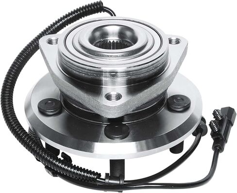 Detroit Axle - Front Wheel Bearing Hubs Kit for Jeep 2008-2012 Liberty 2007-2011 Dodge Nitro, 2 Wheel Hub Bearings Assembly 2 Lower Ball Joints 2 Outer Tie Rod Ends 2009 2010 Replacement in Saudi Arabia
