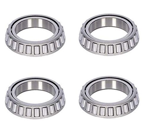 2 Pairs 387A Tapered Roller Bearing Cones, Inner Diameter: 2.25" for Trailer Axle Wheel Hubs (4 Included) in Kuwait