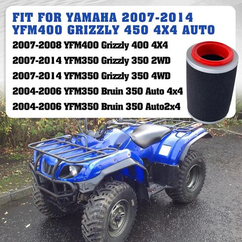 5UH-E4458-00-00 Air Filter and Guide Cage Cap Fit for Yamaha Grizzly 350 400 450 Bruin 350 Wolverine 350 450 Kodiak 400 450 in Kuwait