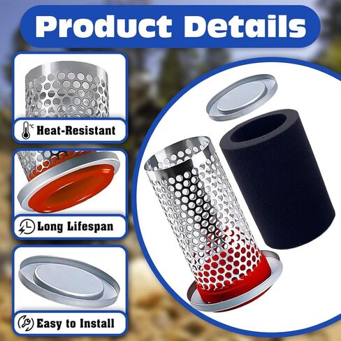 5UH-E4458-00-00 Air Filter and Guide Cage Cap Fit for Yamaha Grizzly 350 400 450 Bruin 350 Wolverine 350 450 Kodiak 400 450 in Kuwait