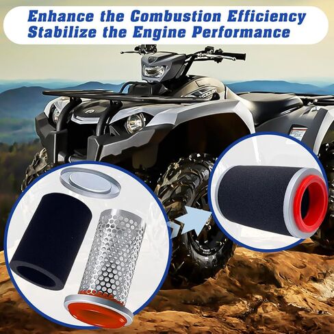 5UH-E4458-00-00 Air Filter and Guide Cage Cap Fit for Yamaha Grizzly 350 400 450 Bruin 350 Wolverine 350 450 Kodiak 400 450 in Kuwait
