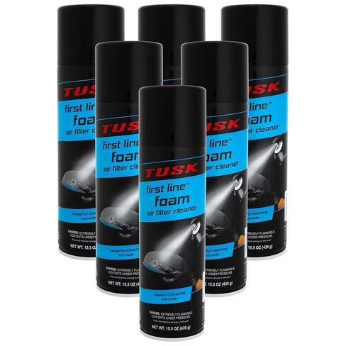 منظف ​​فلتر الهواء الرغوي من تاسك فيرست لاين، 15.5 أونصة (6 عبوات) - رذاذ تنظيف فلتر الهباء الجوي - يزيل الزيت القديم والأوساخ من مرشحات الرغوة in Kuwait