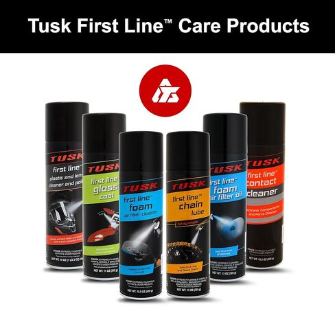 منظف ​​فلتر الهواء الرغوي من تاسك فيرست لاين، 15.5 أونصة (6 عبوات) - رذاذ تنظيف فلتر الهباء الجوي - يزيل الزيت القديم والأوساخ من مرشحات الرغوة in Kuwait