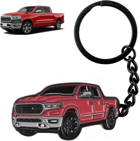 TECTICO Car Key Chain Compatible with Dodge RAM 1500 Keychain Key ring Accessories for Man and Woman in Kuwait