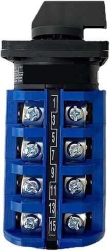 1PCS LW26-63 DIN Rail Mounted Multi Position Rotary Cam Switch 690V 63A 4 Pole Universal Changeover Cam Switch YMW26 LW28(0-1) in Kuwait