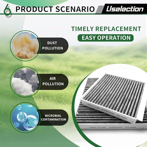 Cabin & Engine Air Filter with Activated Carbon Set for 2020-2024 Mercedes GLE350, GLE450, GLE580, GLS450, GLS580, GLE53 AMG,Select Models, Replaces 1678350200, A1678350400, CU19014, WP10707, WP10544 in Kuwait