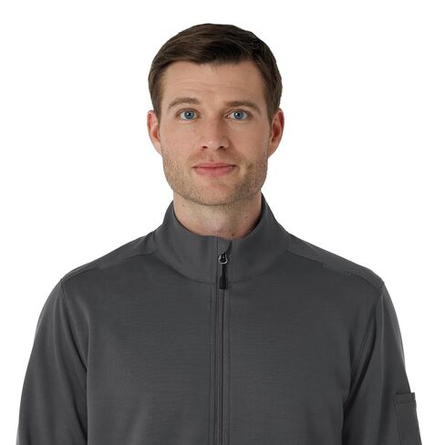 Carhartt Rugged Flex RSCU Scrubs for Men, Half Zip - Pewter, 2X in Saudi Arabia