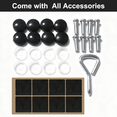 ANBOO 2 Pack License Plate Frames Black, Universal Stainless Steel License Plate Covers & Frames for American Standard Cars,12.6"x6.5" in Kuwait