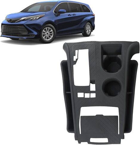 وسادة سيليكون للتحكم المركزي لسيارة Toyota Sienna 2021-2026 تنظيم تخزين وحدة التحكم المركزية in Kuwait