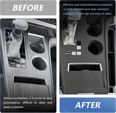 وسادة سيليكون للتحكم المركزي لسيارة Toyota Sienna 2021-2026 تنظيم تخزين وحدة التحكم المركزية in Kuwait