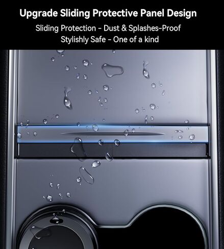 Nycetek USB Hub لطراز Tesla 3/Y، وحدة تحكم مركزية 45W PD شحن سريع قابل للسحب، شاحن محطة إرساء السيارة متعدد المنافذ لعام 2021 2022 2023 Tesla Model 3/Y in Kuwait