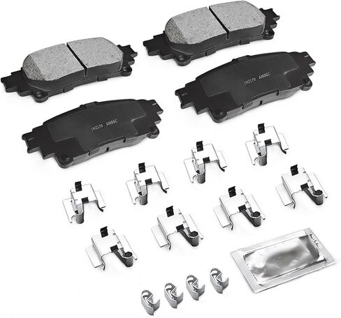 مجموعة وسادات الفرامل الخلفية من MILLISEC متوافقة مع وسادات فرامل السيارة Acura RDX وHonda Accord Crosstour وCR-V موديل 2010-2017 # BC1086 in Kuwait